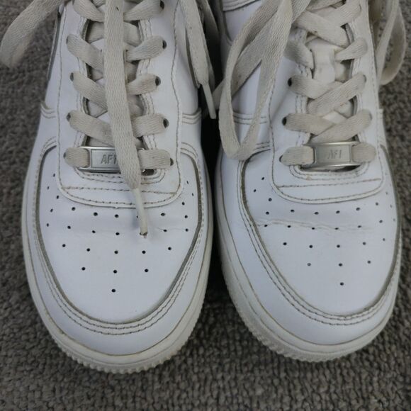 Nike Air Force 1 Low Boys Size 6.5Y Shoes Low Top White Sneakers DH2920-111 - Picture 4 of 13